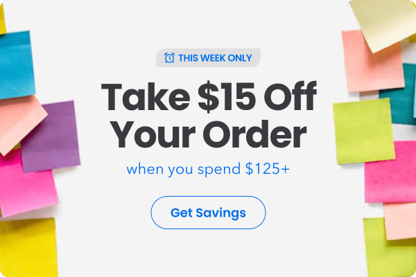 $15 Off Your Order of $125 or more