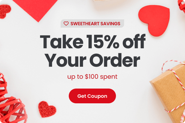 15% off up to $100 spent