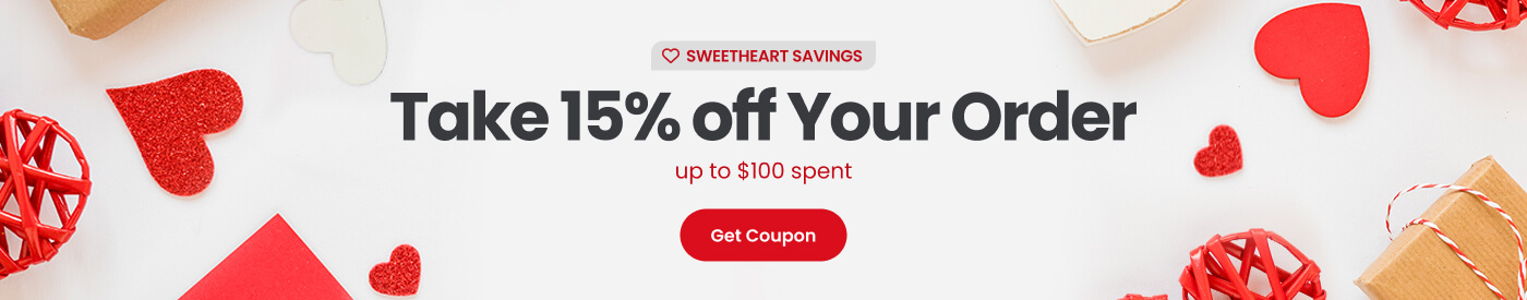 15% off up to $100 spent