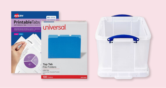 Deep Discounts on Filing Supplies