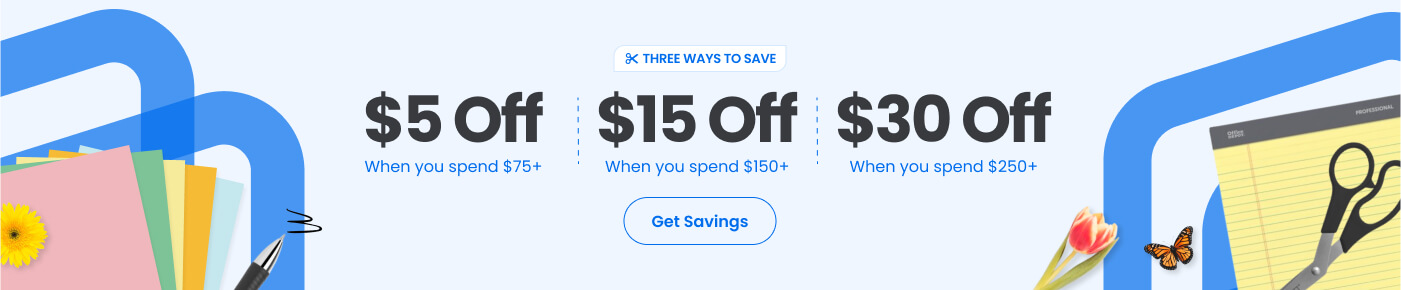 $5 Off $75, $15 Off $150, or $30 Off $250