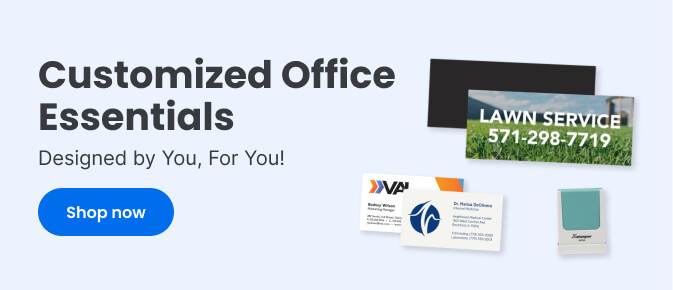 Customized Office Essentials. Designed by You, For You!