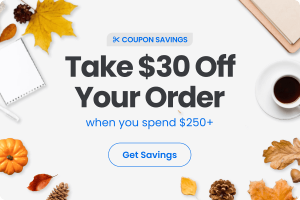 $30 Off $250+