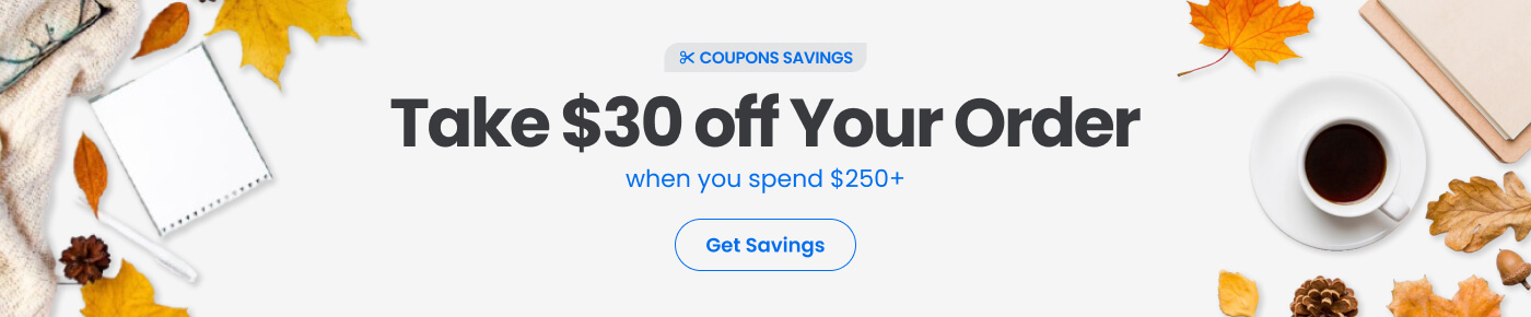 $30 Off $250+
