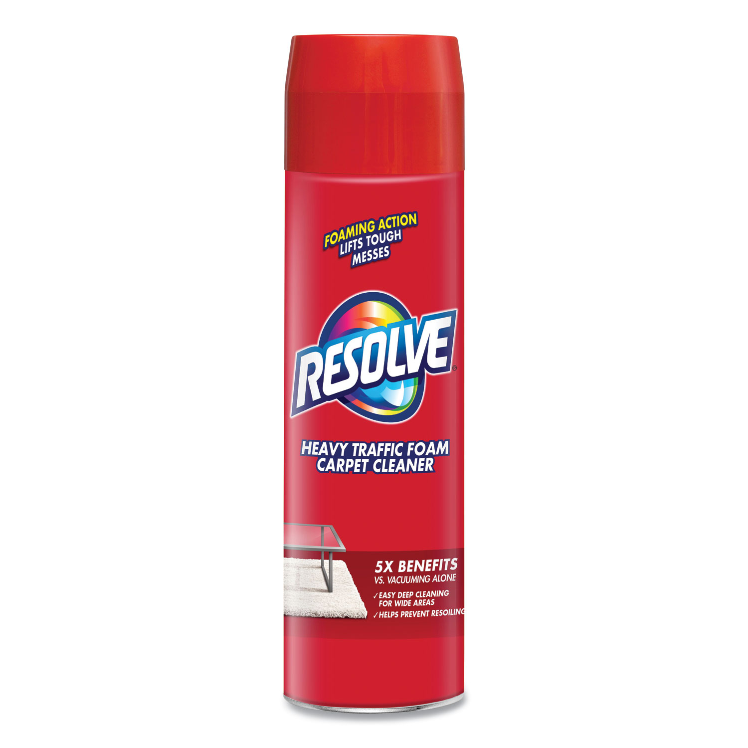 RESOLVE Foam Carpet Cleaner, Foam, 22 oz Aerosol Spray