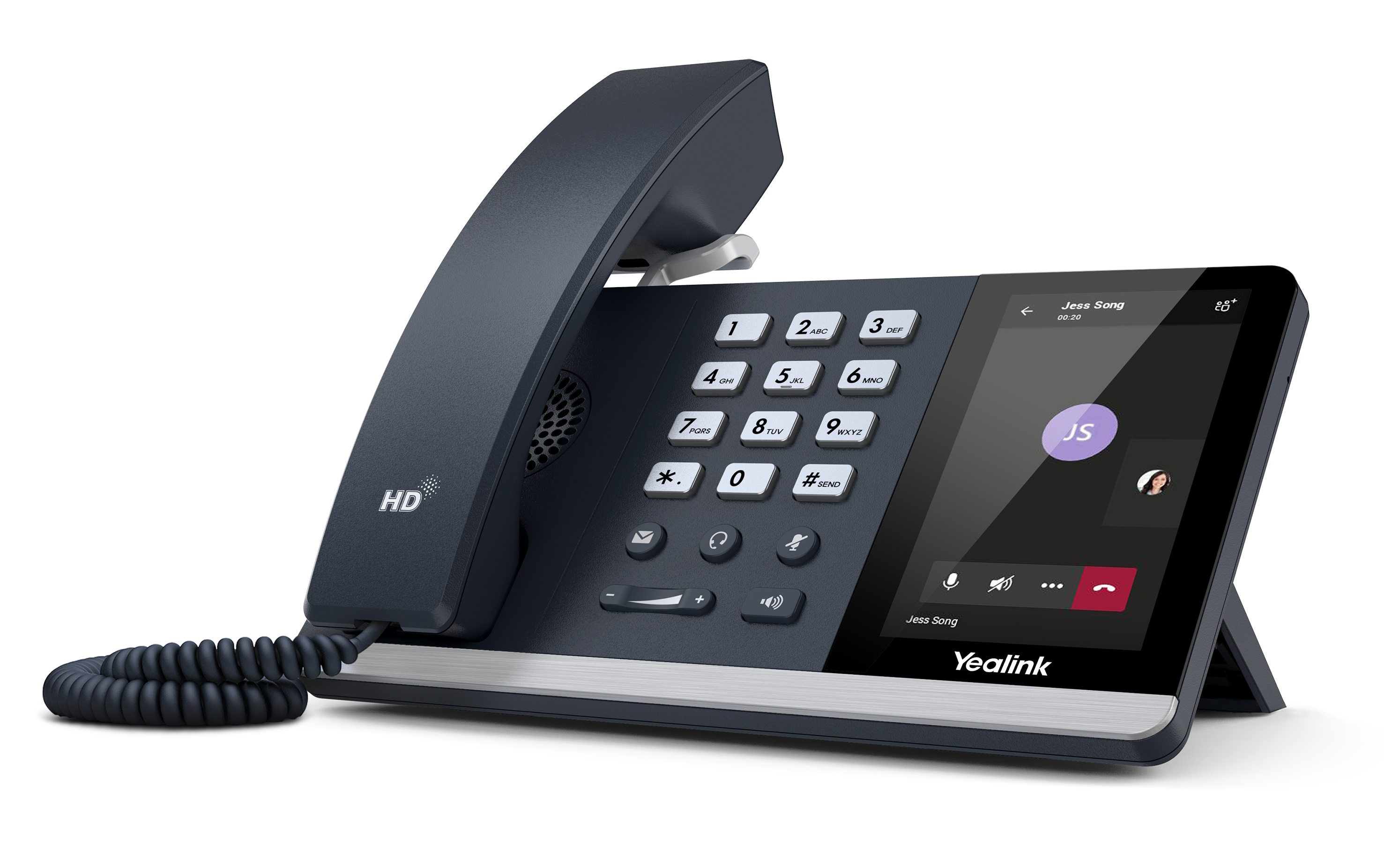 Yealink T55A IP Phone - Corded - Corded - Wall Mountable | OfficeSupply.com