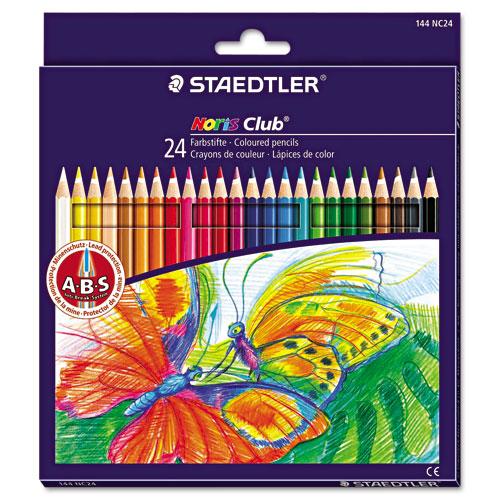 Staedtler Noris Club Colored Pencil, Assorted, 24/Pack