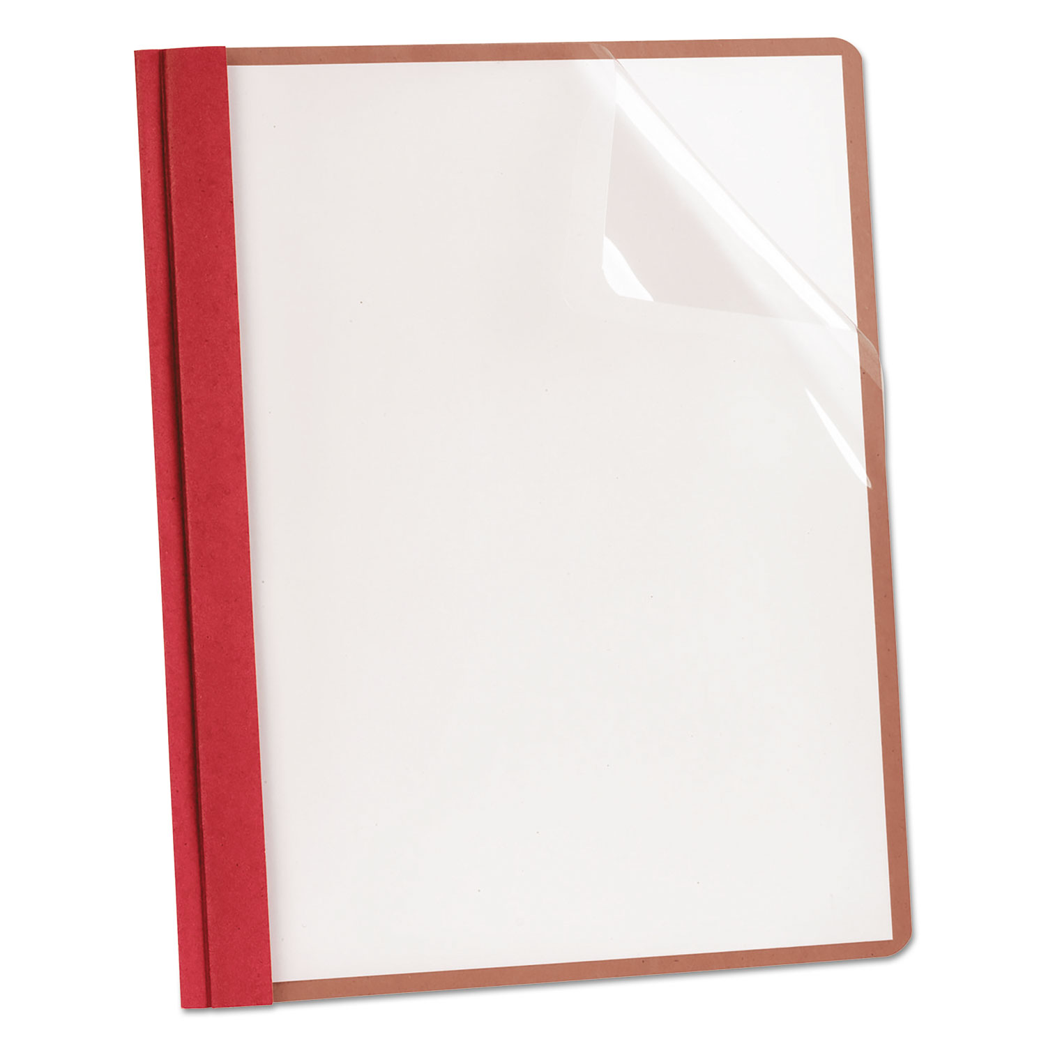 Oxford Earthwise by Oxford 100 Recycled Clear Front Report Covers, 3