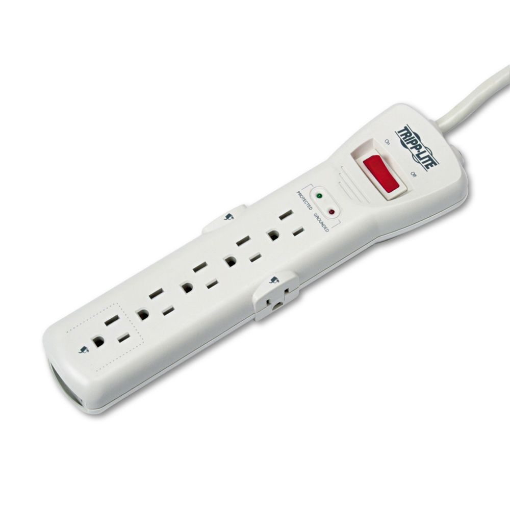 Tripp Lite Protect It! Surge Protector, 7 Outlets, 15 ft Cord, 2520
