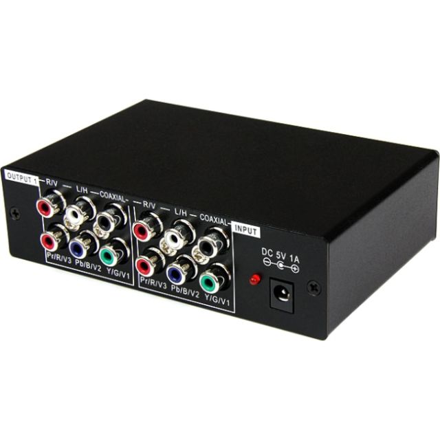 StarTech.com 3 Port Component Video Splitter with Digital Audio StarTech.com 3 Port Component Video Splitter with Digital Audio