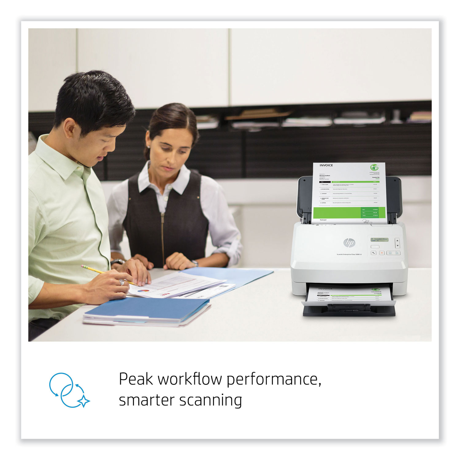 Order Scanner HP ScanJet Enterprise Flow 5000 s5 Sheet-Feed Scanner, 600 dpi Optical ...