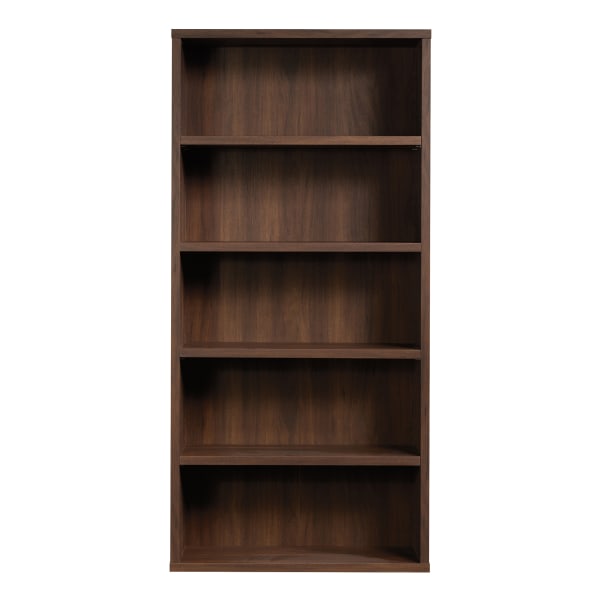 Sauder Optimum Bookcase, 731/2", 5 Shelves, Spiced Mahogany