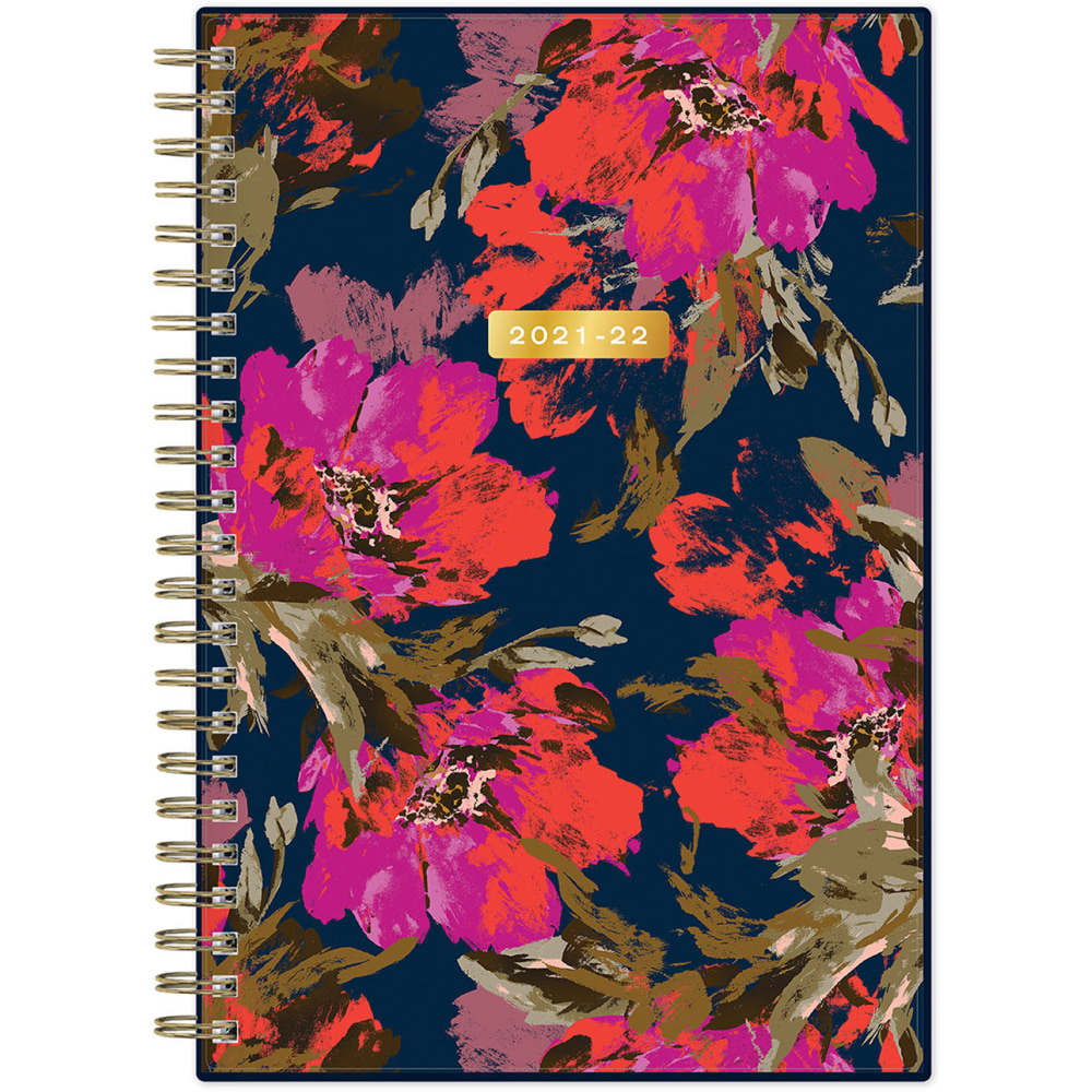 Blue Sky Trina Turk Weekly/Monthly Planner, 5" x 8", Fine Arts Floral