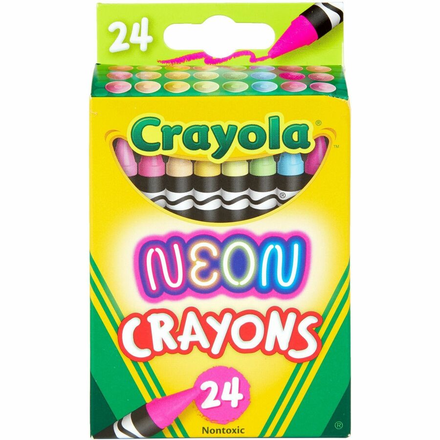 Crayola Neon Crayons - CYO523410 | OfficeSupply.com