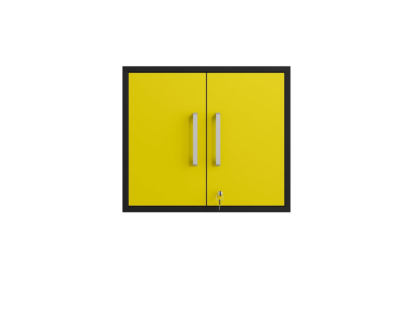 Eiffel Floating Garage Storage in Yellow Gloss