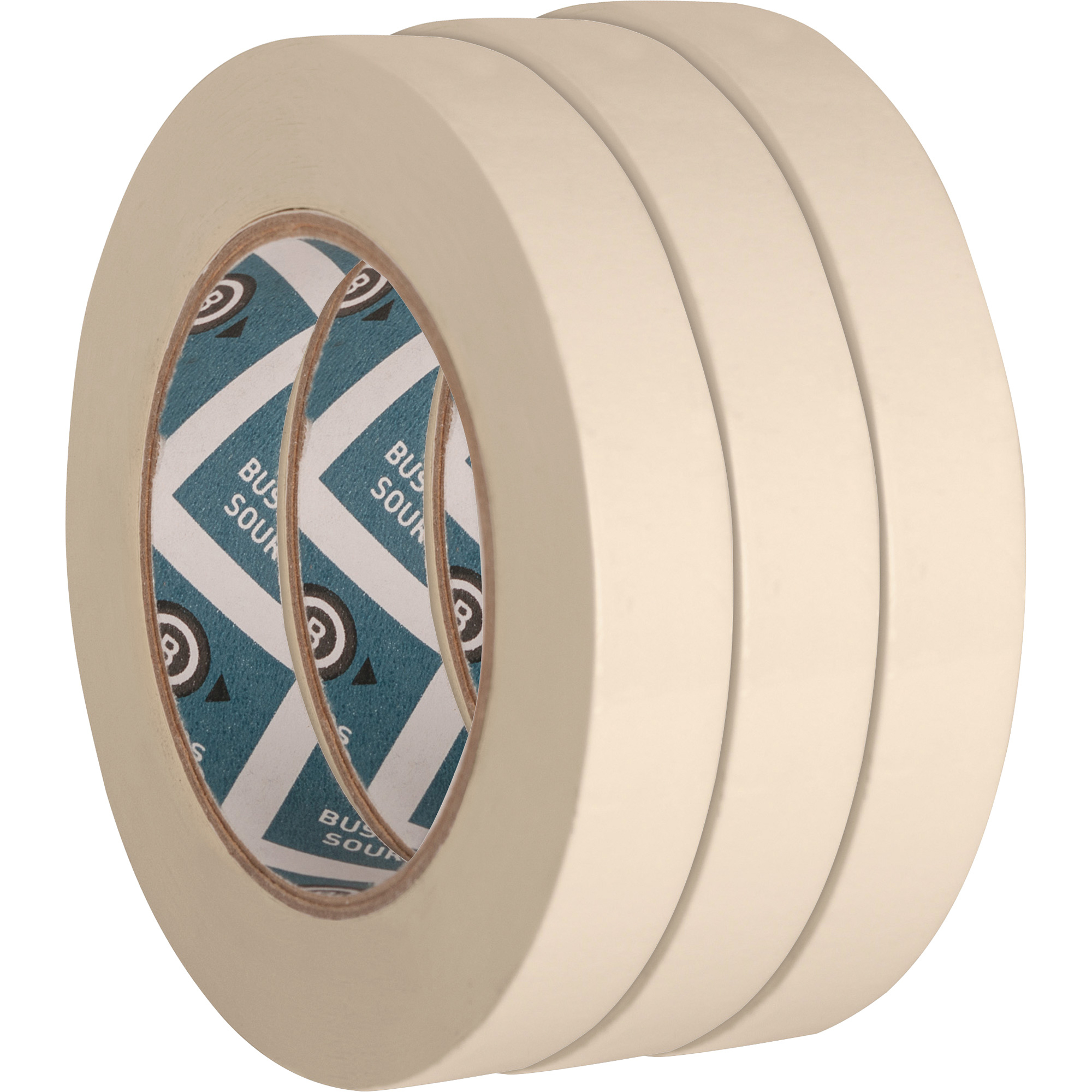 Business Source Utilitypurpose Masking Tape, 3/4" x 60 yards, 3" Core
