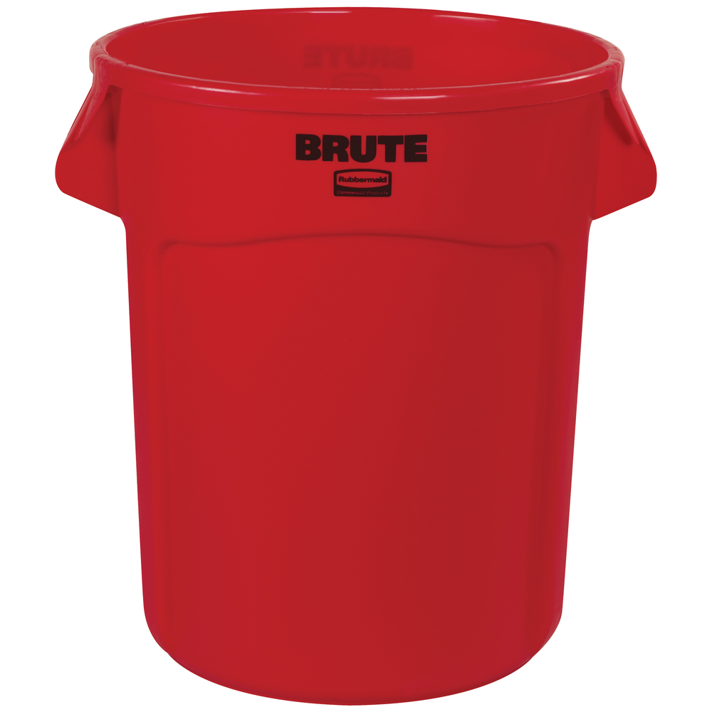 Rubbermaid Brute Trash Can 20 Gallon, Red