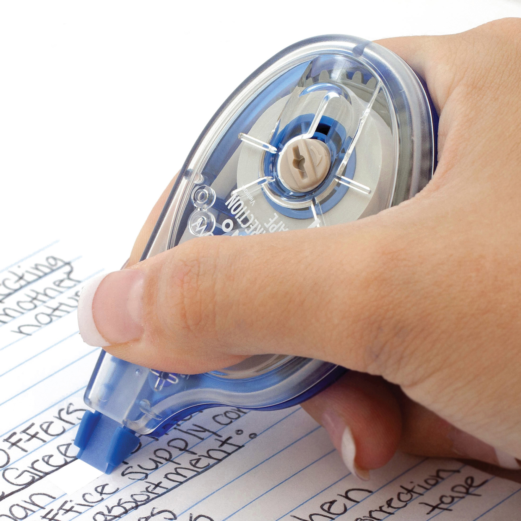 Tombow MONO Wide-Width Correction Tape, Non-Refillable, 1/4