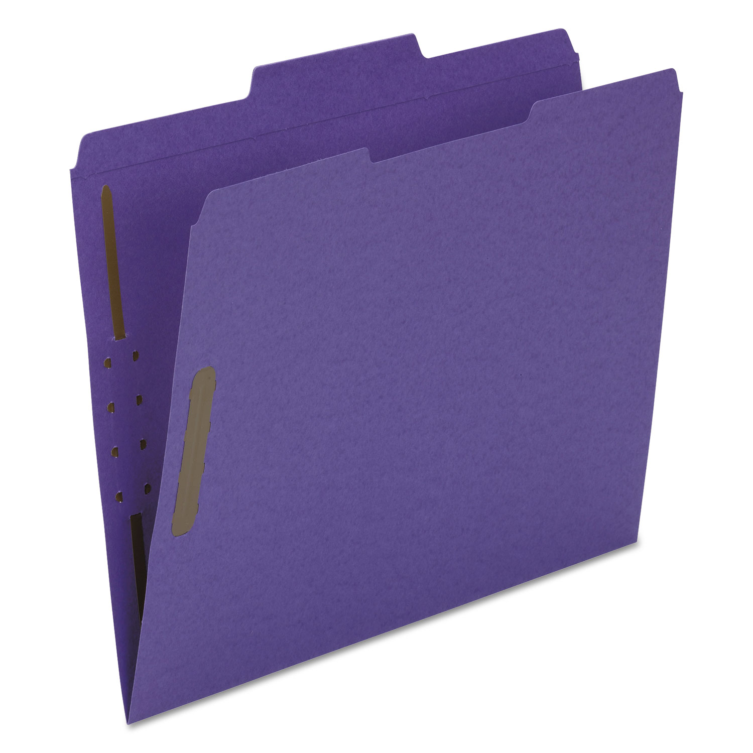 Smead Top Tab Colored Fastener Folders, 0.75" Expansion, 2 Fasteners