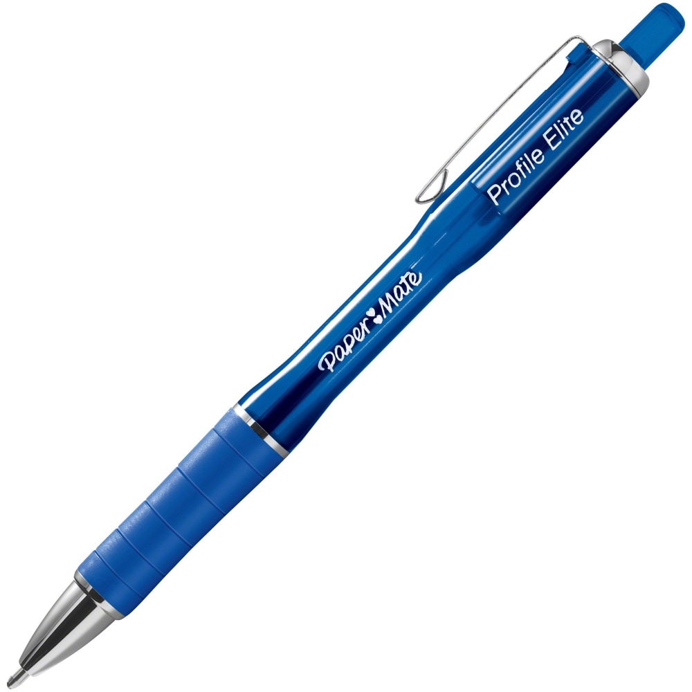 Paper Mate Profile Elite Retractable Ballpoint Pens, Bold Point