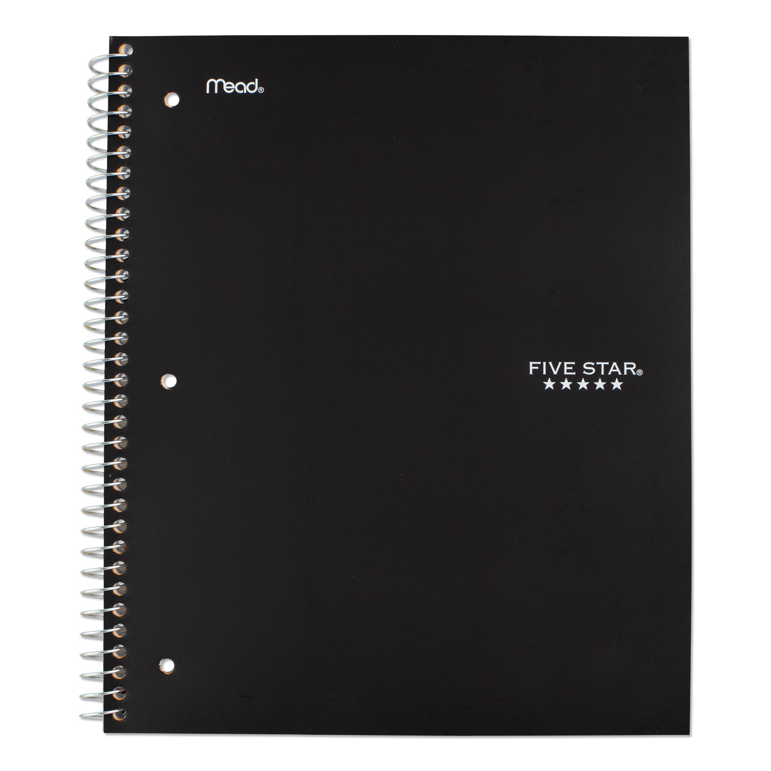 Five Star Wirebound Notebook with Two Pockets, 1Subject, Medium