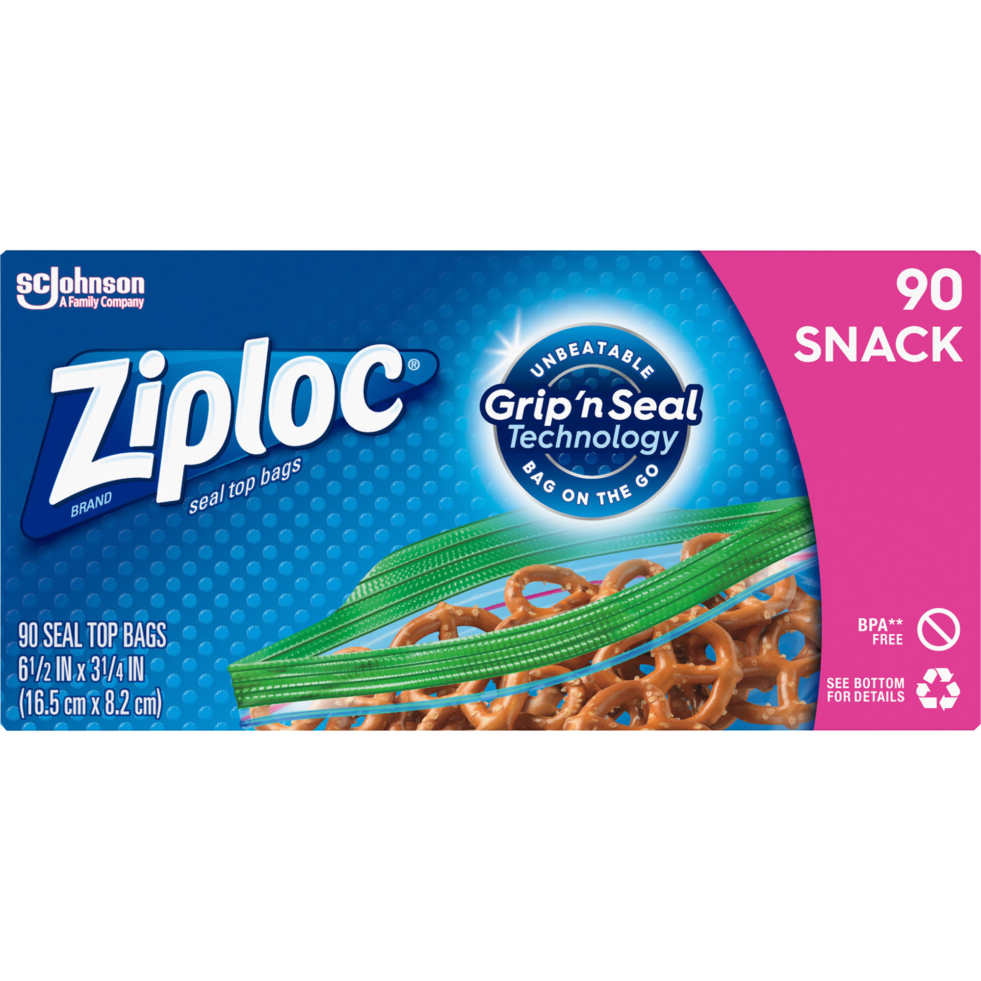 Ziploc Snack Size Storage Bags SJN315892