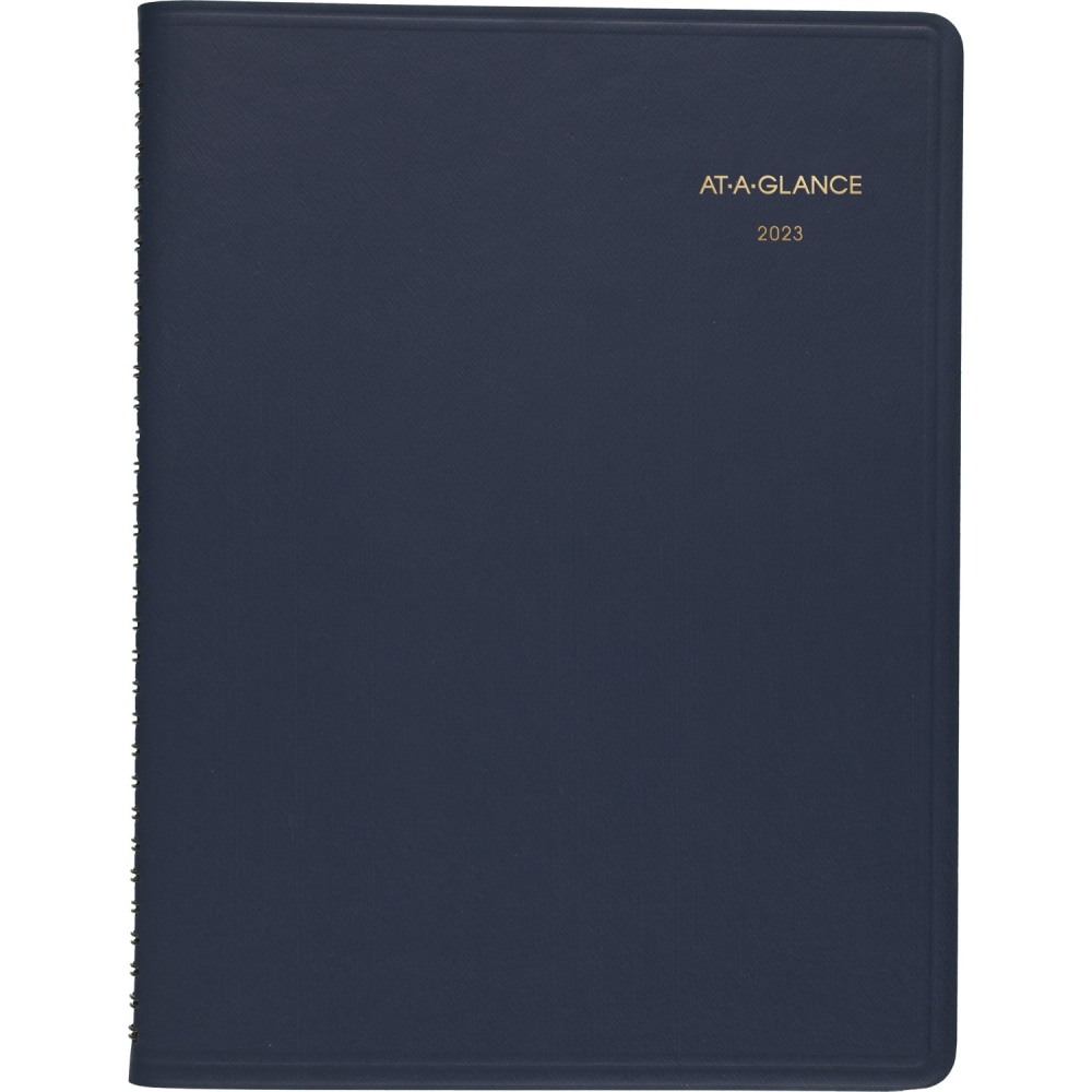 AT A GLANCE 2023 RY Weekly Appointment Book Planner Navy Large 8 1 4 