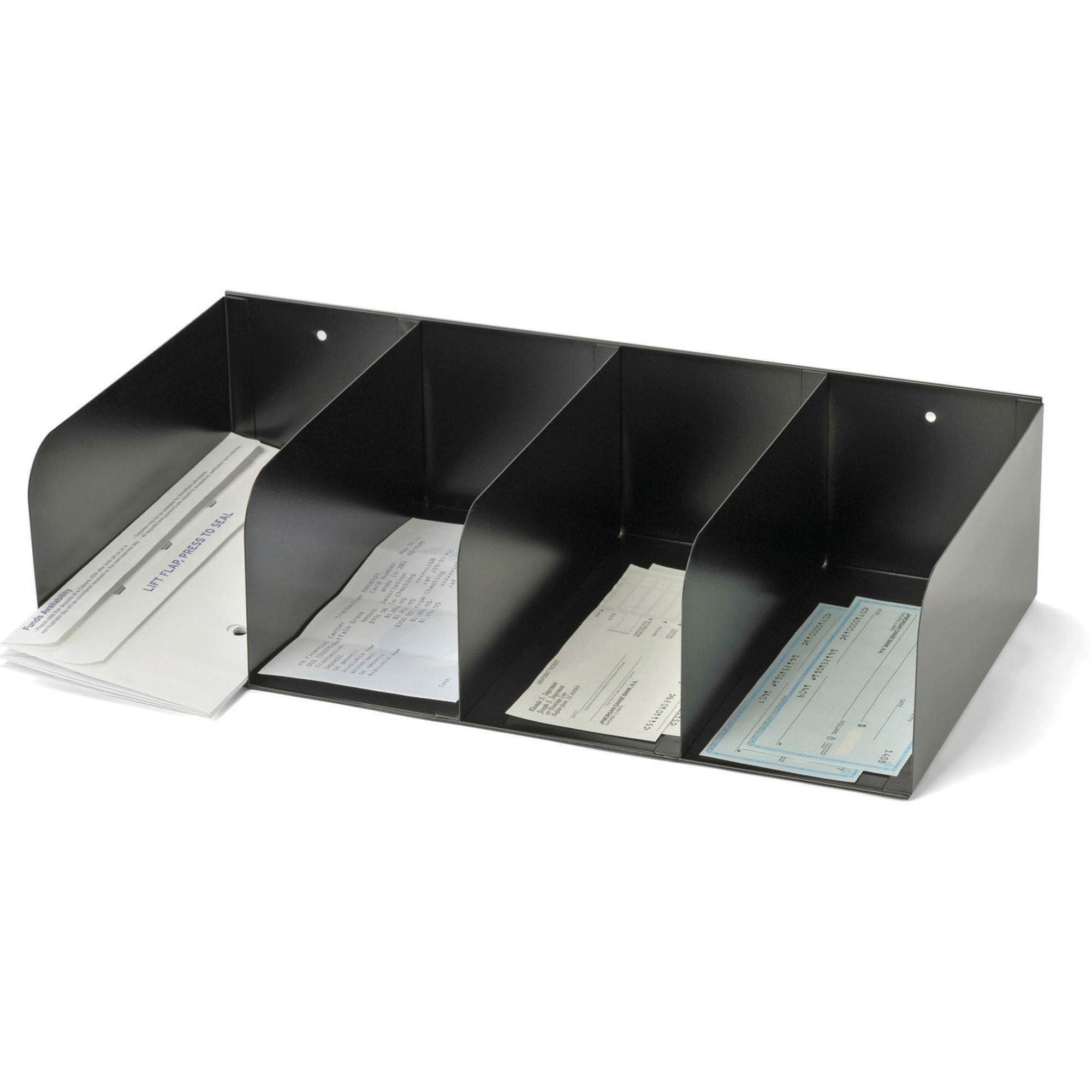 MMF Industries Counter Check Separator, 4 Compartments, 4