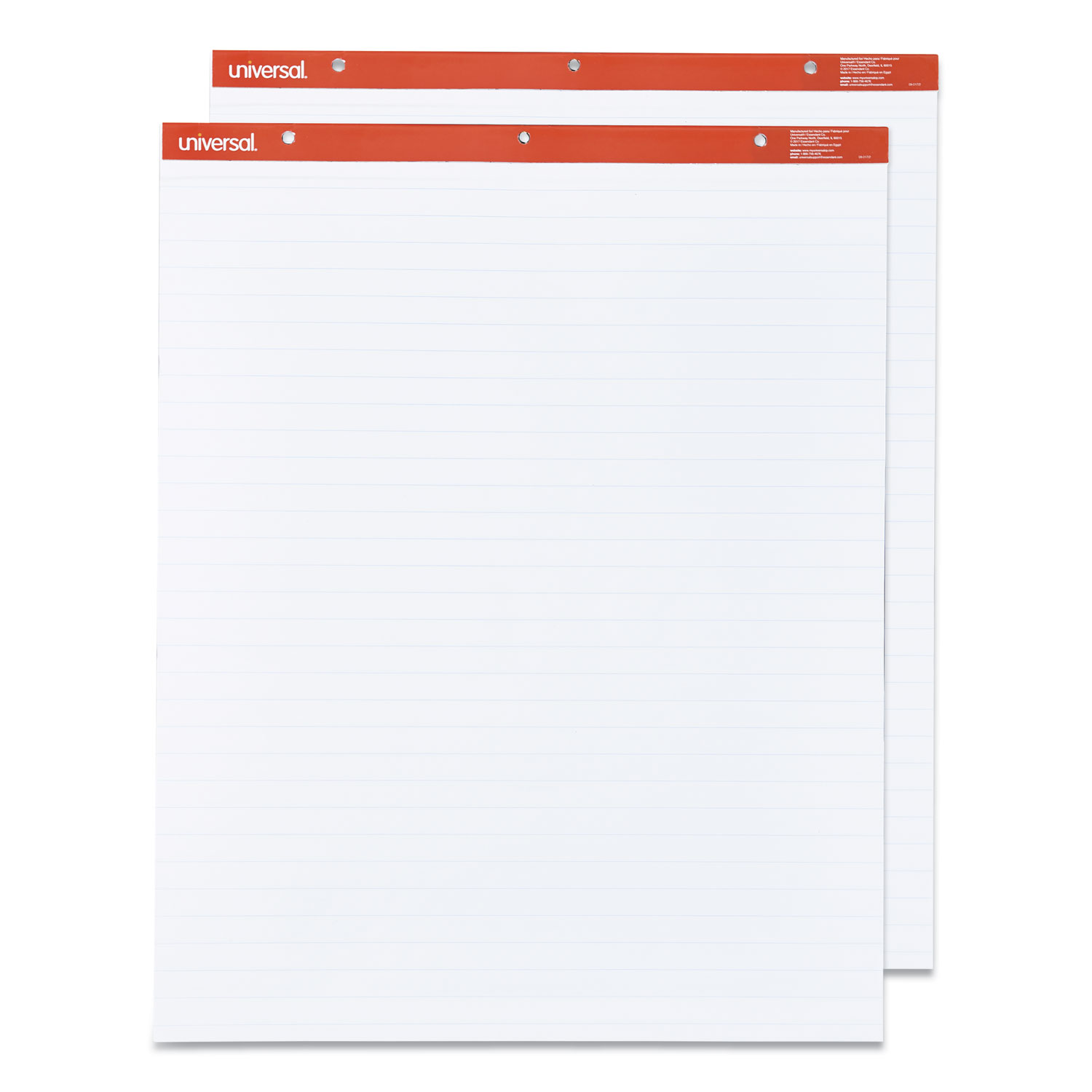 Easel Pads/Flip Charts, 27 x 34, White, 50 Sheets, 2/Carton