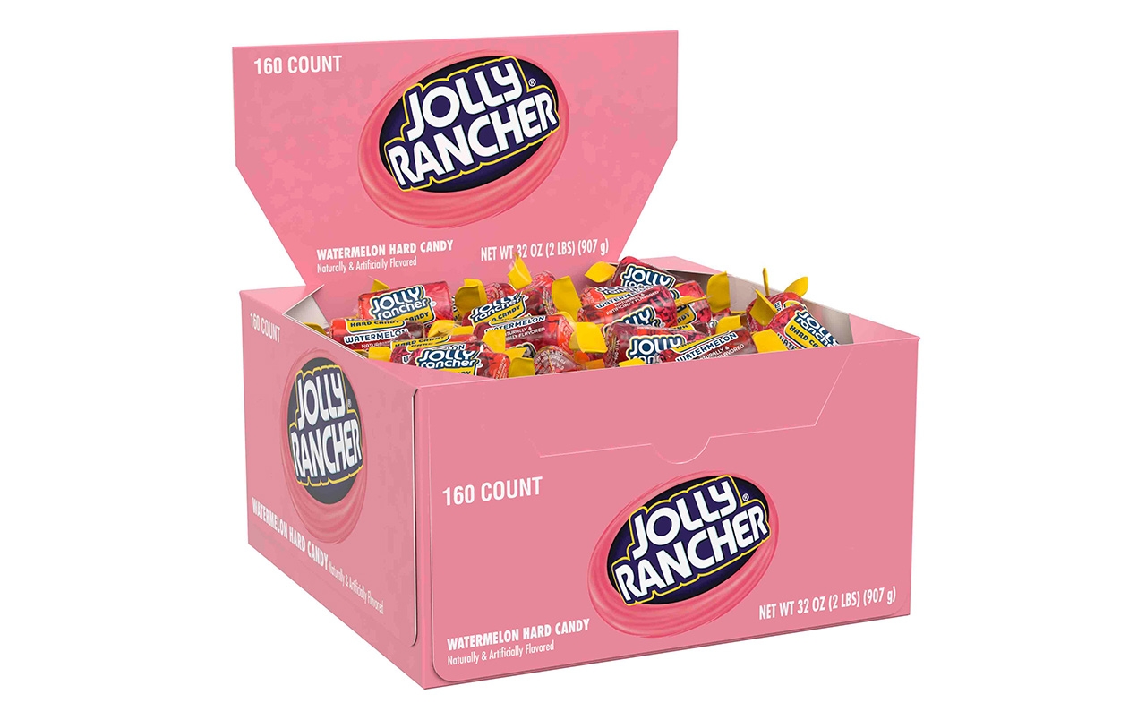 JOLLY RANCHER Hard Candy in Watermelon Flavor, 160 Count