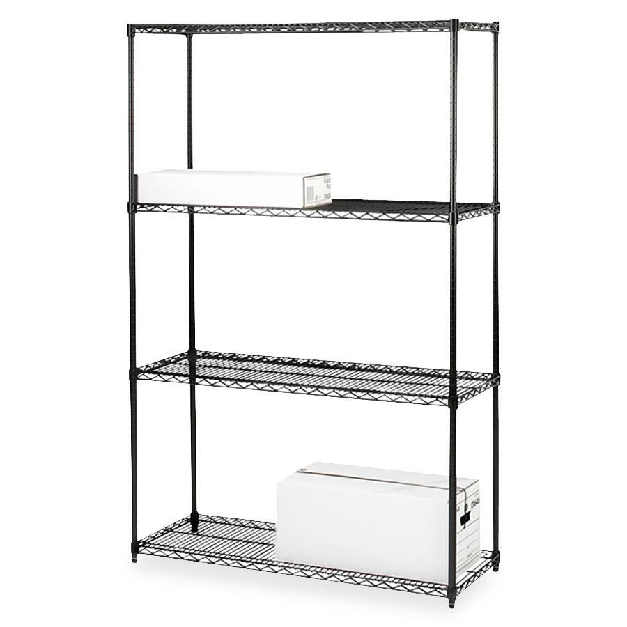Lorell 4Shelf Starter Unit Wire Shelving