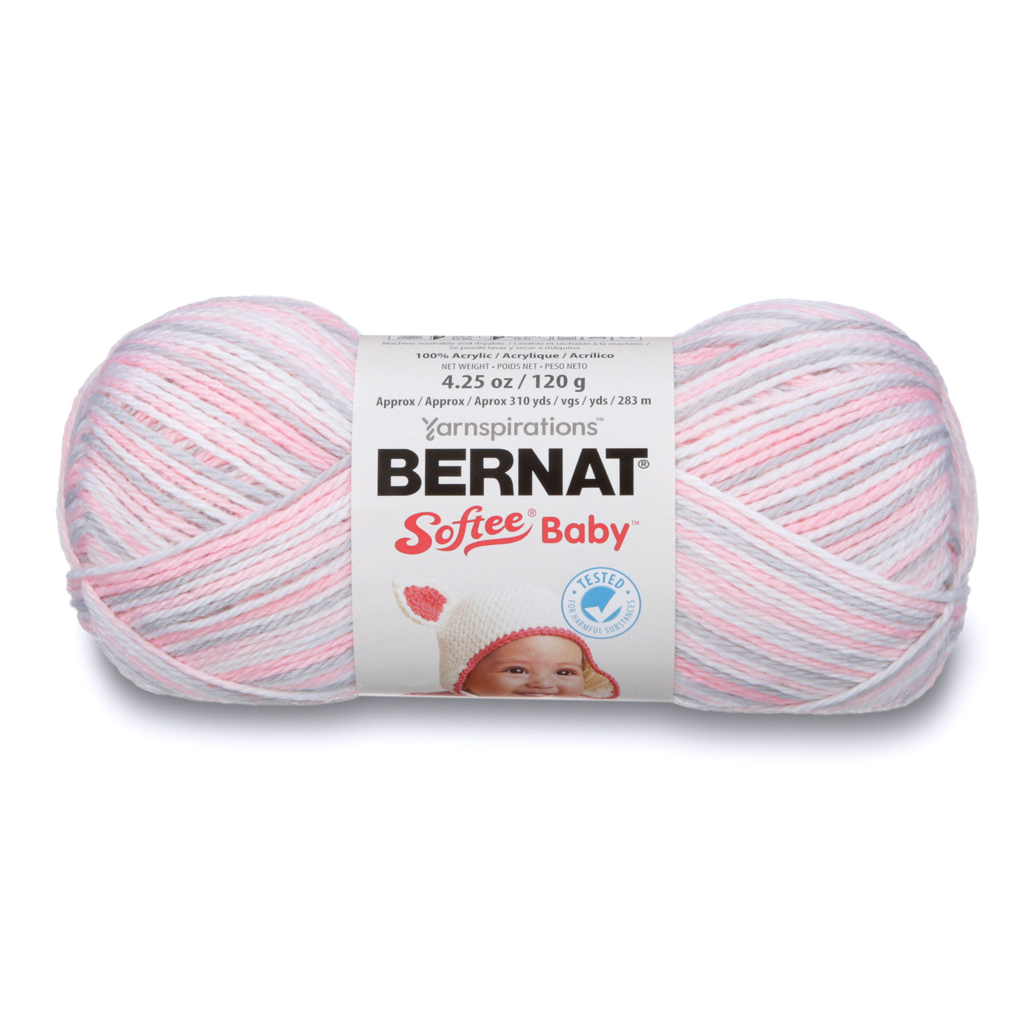 "Bulk Buy: 3 Matasse Di Bernat Softee Baby Yarn Ombres (Blu) – 850 Metri Di Filato Acrilico Leggero #3"