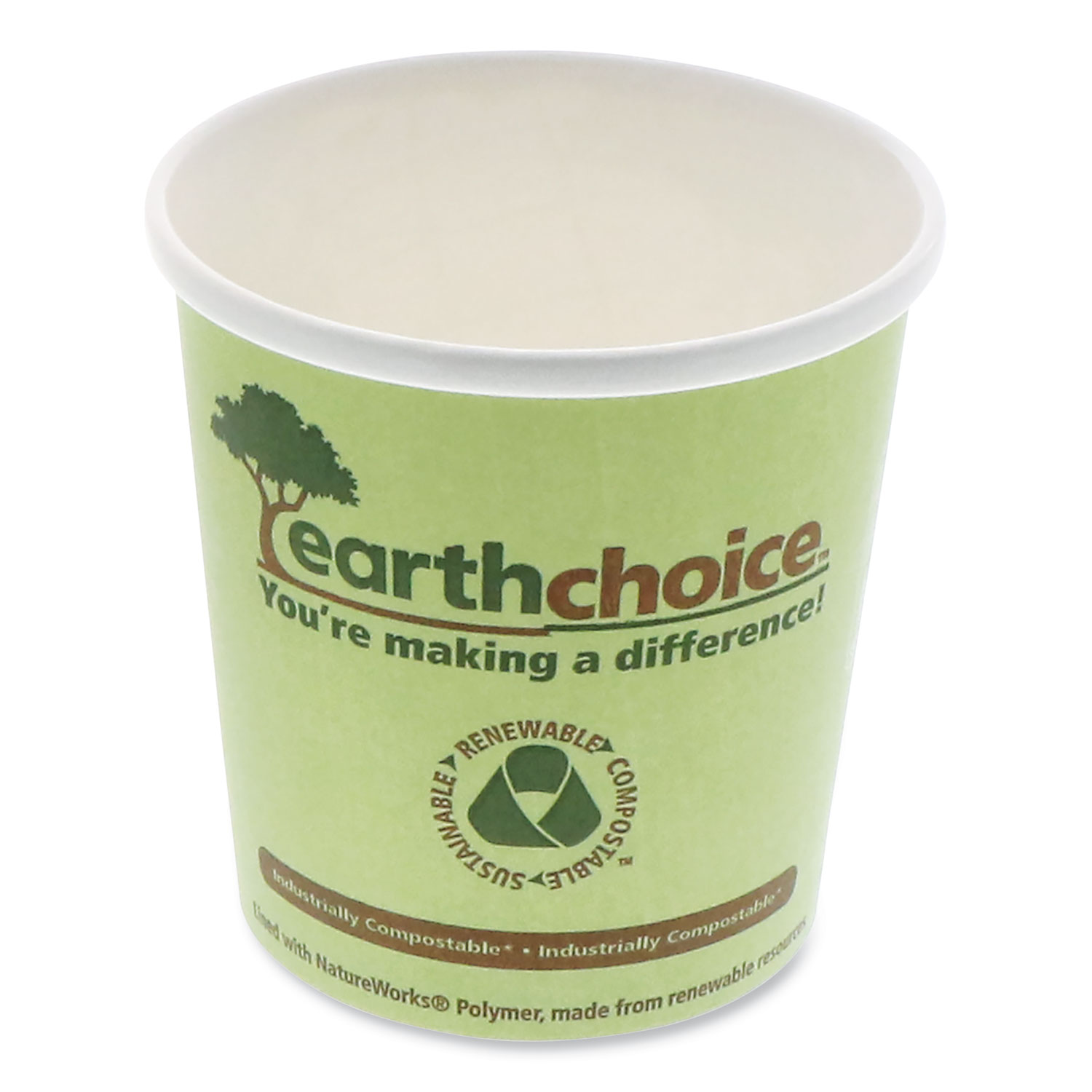 Pactiv EarthChoice Compostable Container, Large Soup, 16 oz, 3.63