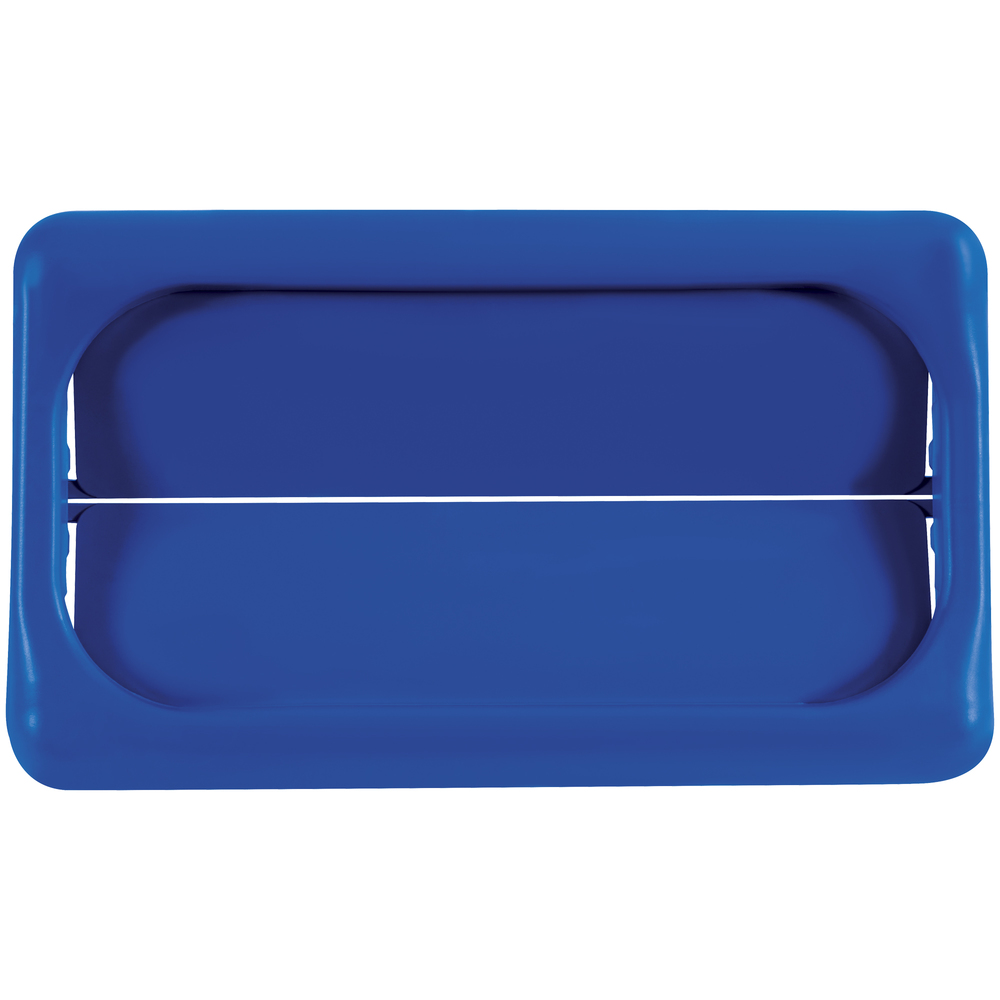 Rubbermaid Slim Jim Swing Top Lid 23 Gallon, Blue