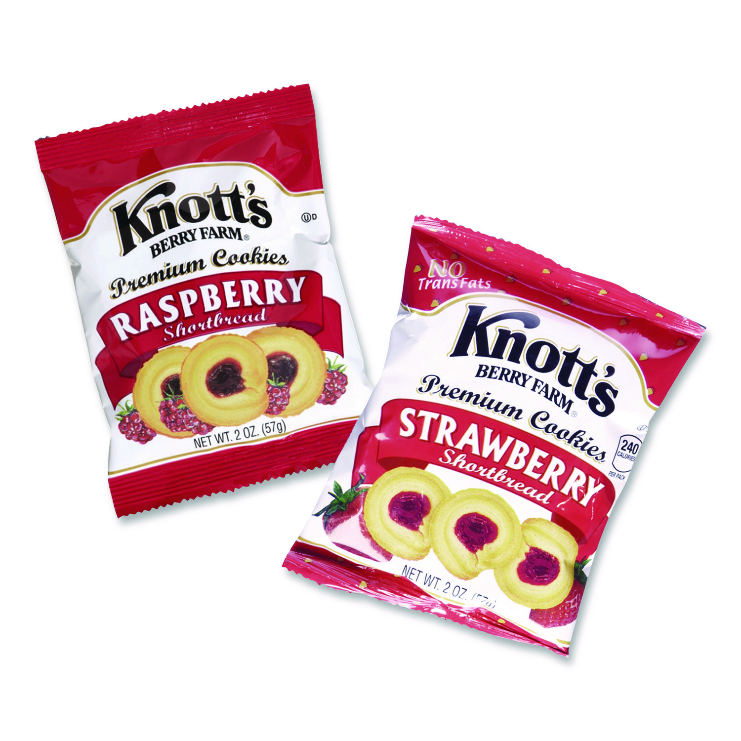 Knott's Berry Farm Premium Berry Jam Shortbread Cookies, Raspberry and ...