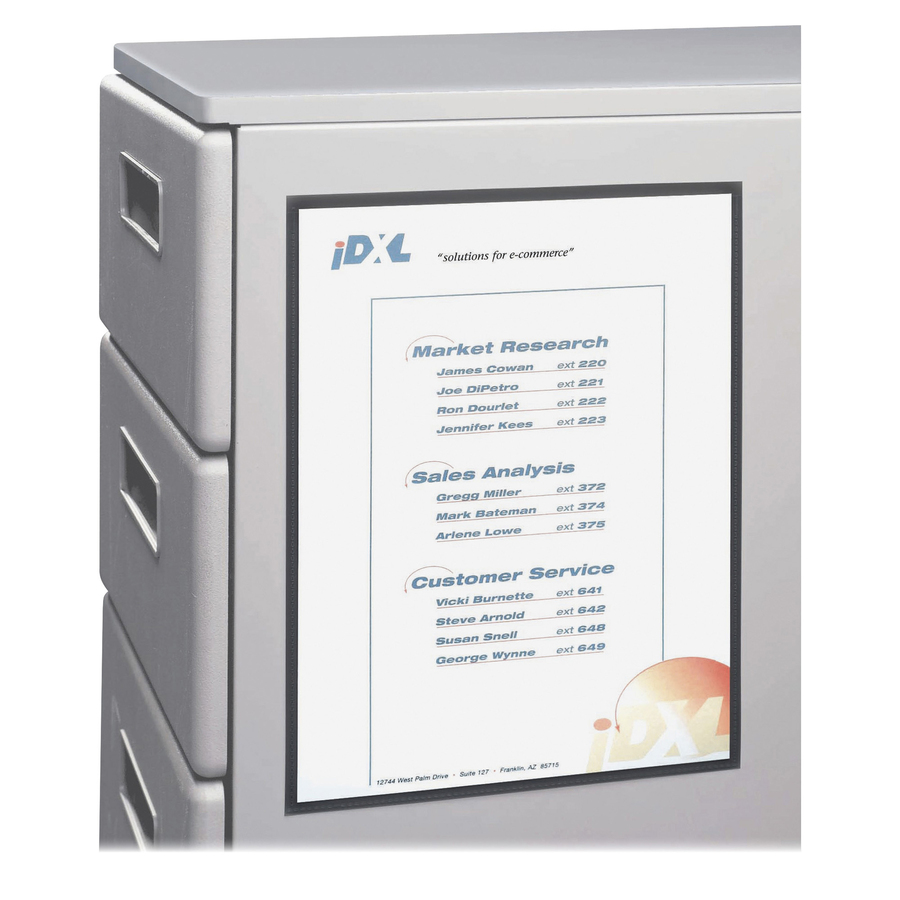 CLine Cubicle Keepers Display Holders, 8 1/2w x 11h, Clear, 2