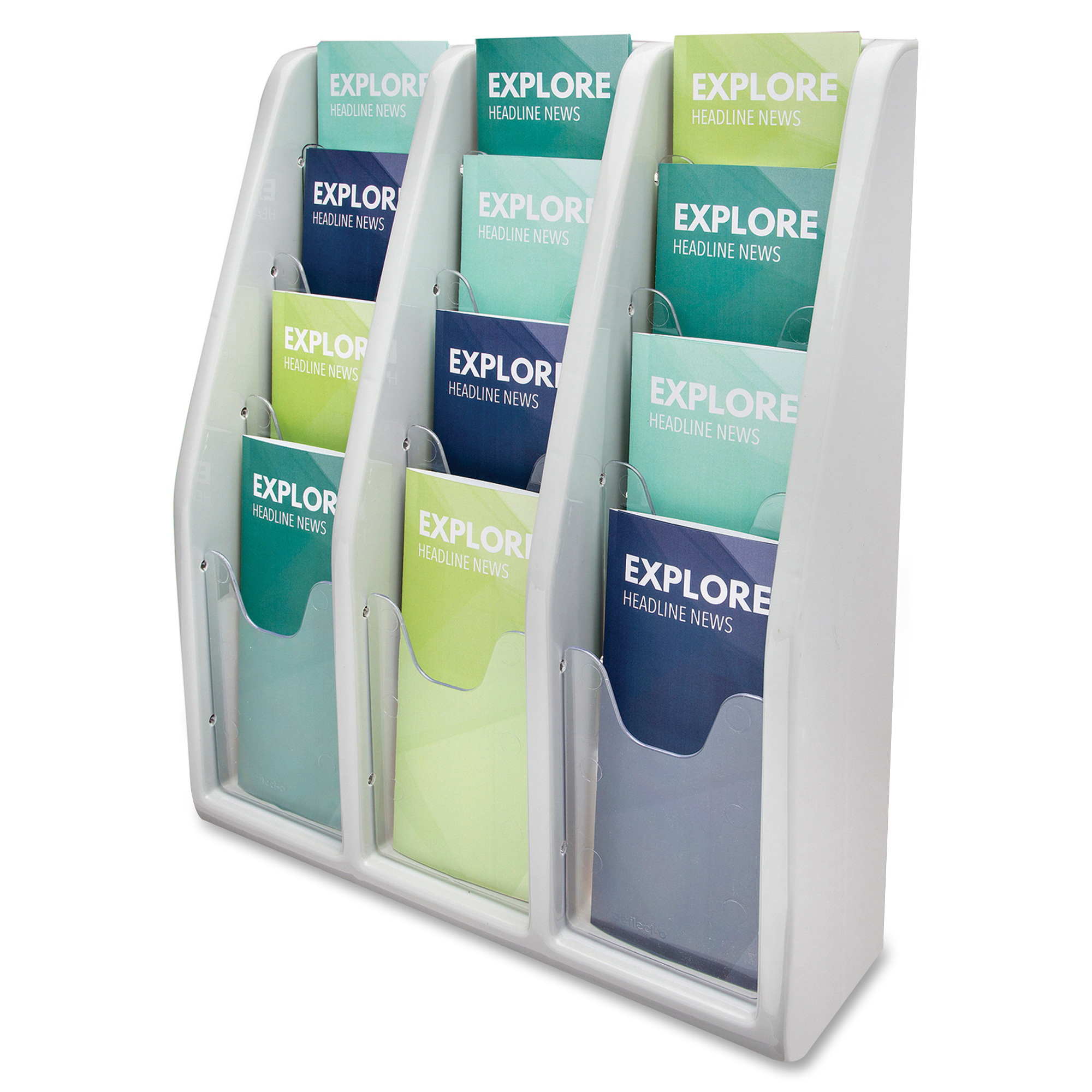 Deflecto Countertop/Wall Mount Literature Display Rack