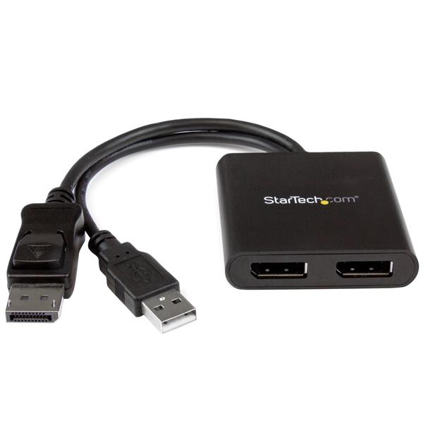 StarTech.com DisplayPort to DisplayPort Multi Monitor Splitter - 2-Port MST Hub - DP 1.2 to 2x DP MST Hub StarTech.com DisplayPort to DisplayPort Multi Monitor Splitter - 2-Port MST Hub - DP 1.2 to 2x DP MST Hub