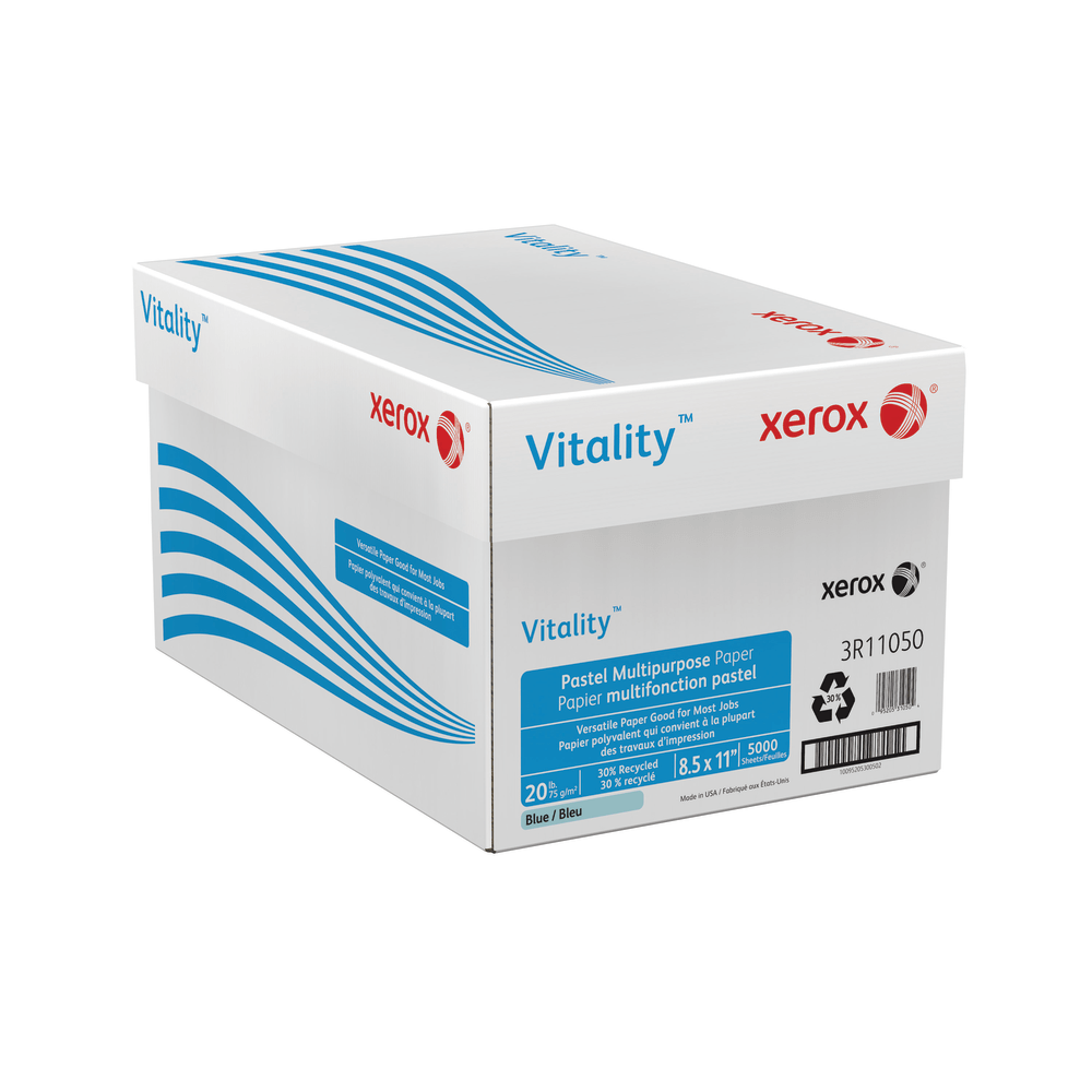 Xerox Vitality Pastel Color MultiUse Printer & Copier Paper, Letter