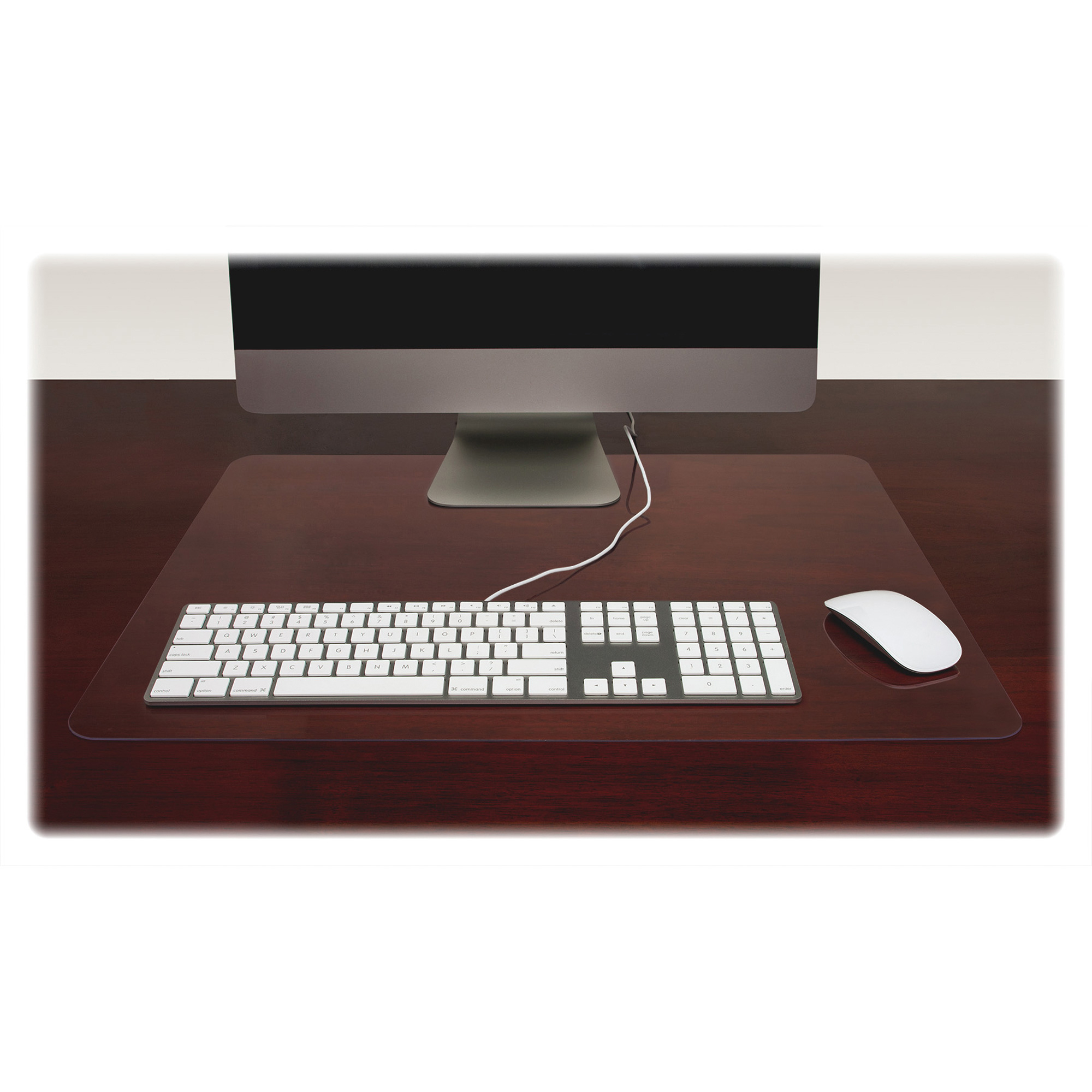 Lorell Rectangular Crystalclear Desk Pads