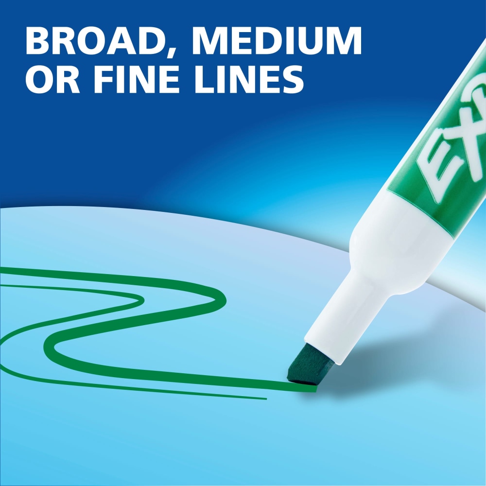 EXPO 2-in-1 Double-Sided Dry Erase Markers, Pack Of 8