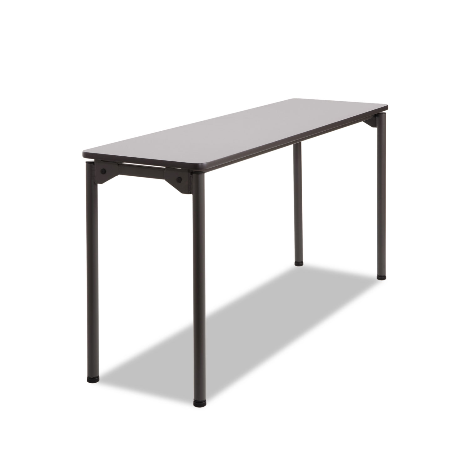 Iceberg Maxx Legroom Wood Folding Table, Rectangular Top, 60 x 18 x 29.