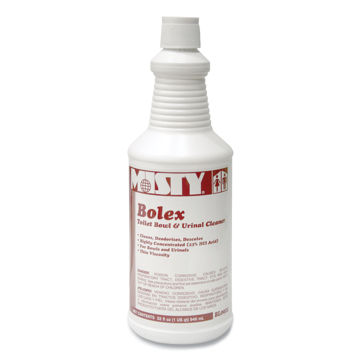 Misty Bolex 23 Percent Hydrochloric Acid Bowl Cleaner, Wintergreen