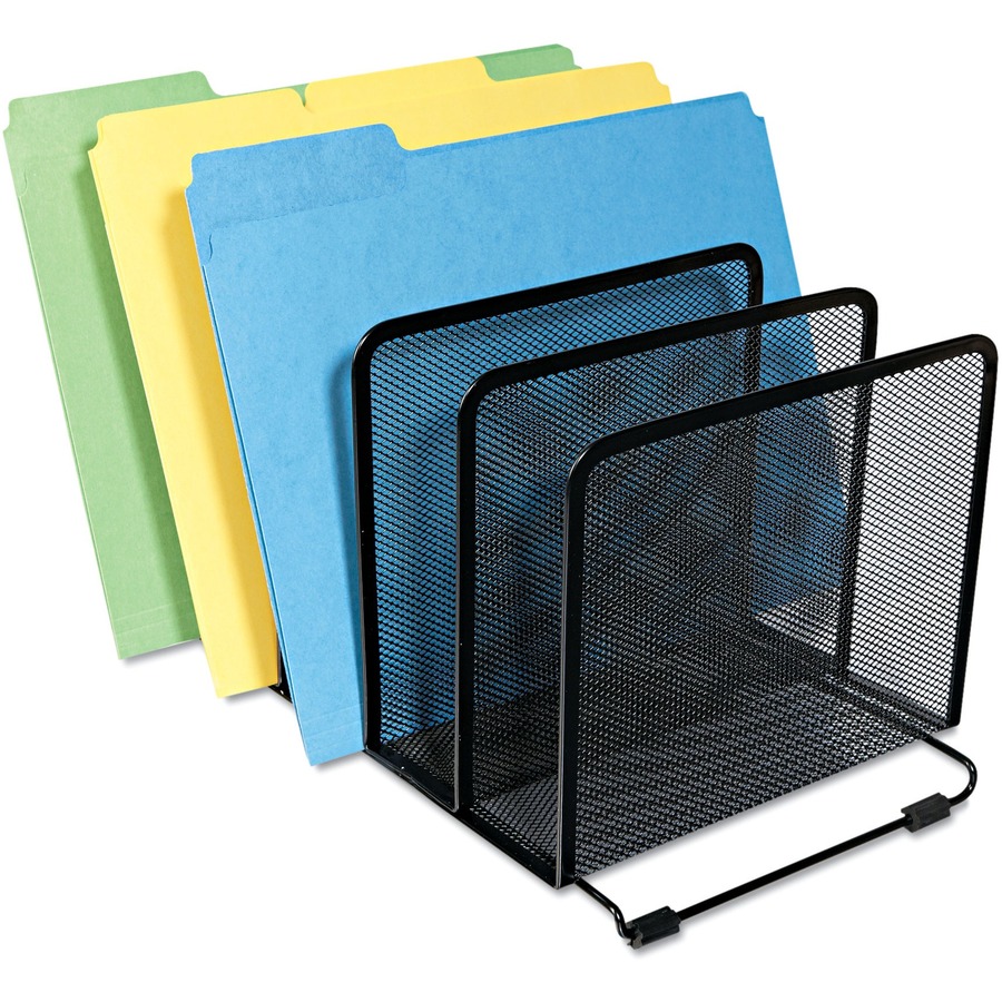 Mesh Stackable Legal Universal Deluxe Mesh Stacking Sorter, 5 Sections, Letter to Legal Size ...