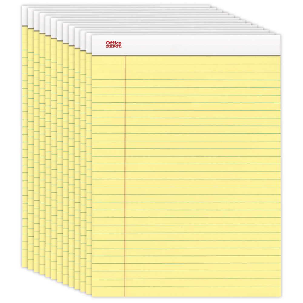 10 Pack Of Note Pads / Memo Pads – 5.5 X 8.5 Inches, 100 Sheets Each (1000 Total)