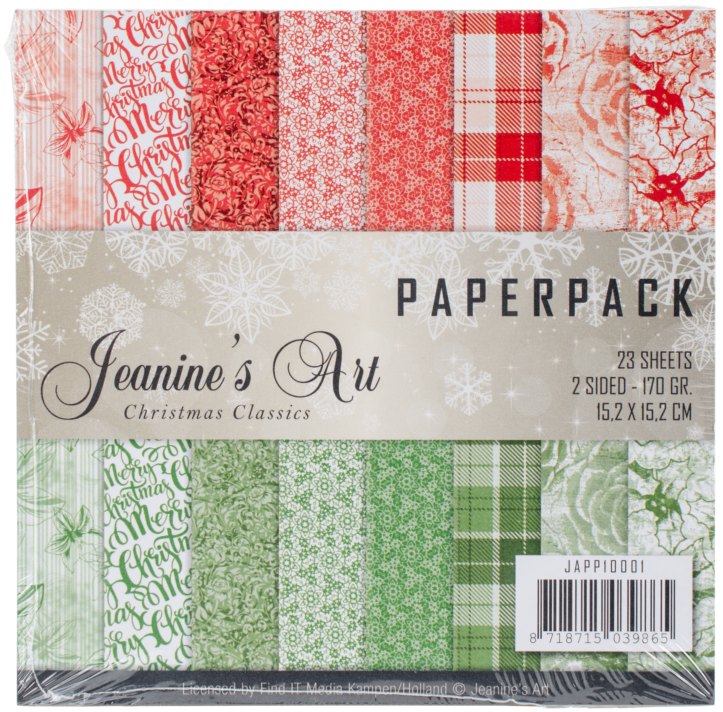 Find It Jeanine's Art Paper Pack 6"X6" 23/Pkg | OfficeSupply.com