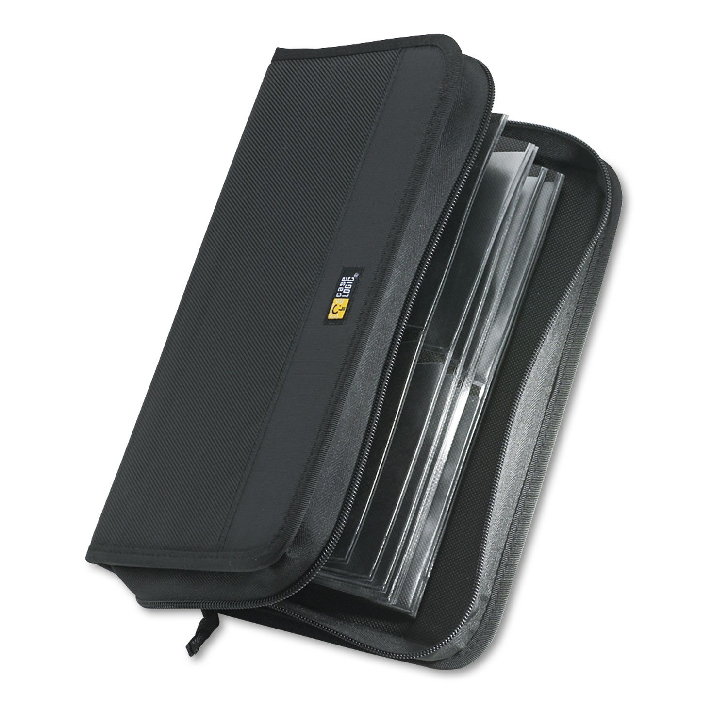 Case Logic CD/DVD Wallet, Holds 72 Discs, Black | OfficeSupply.com