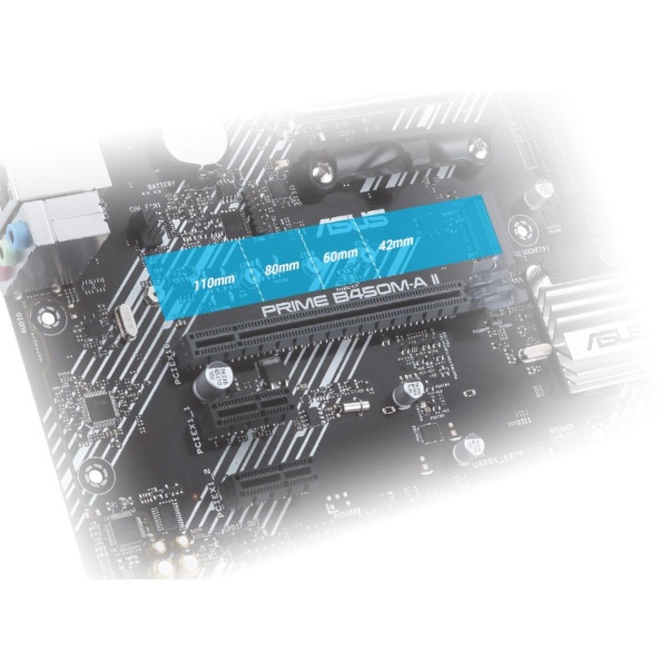 Asus Prime B450M-A II Desktop Motherboard - AMD B450 Chipset