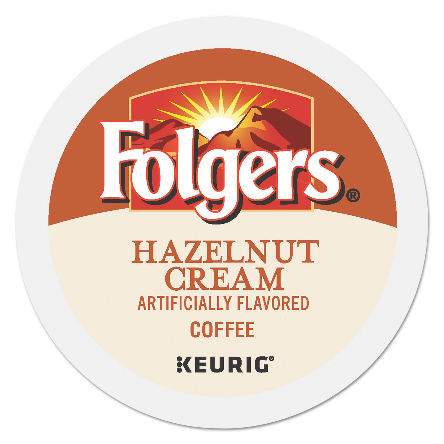 Folgers Coffee KCups, Hazelnut Cream, Medium Roast, 24 KCups