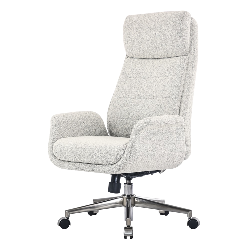 Modern Comfort Pizana Bouclé Fabric High-Back Executive Office Chair ...